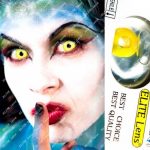 Желтые линзы на Хэллоуин