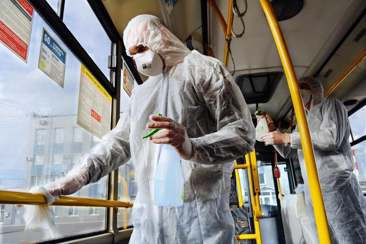 Почему так важна дезинфекция в общественном транспорте