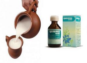 О применении спиртовой настойки прополиса с молоком в домашних условиях прополис с молоком применение