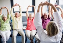 Физическая активность в доме престарелых