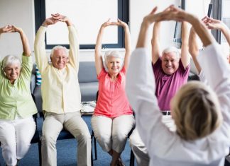 Физическая активность в доме престарелых