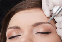 Перманентный макияж бровей