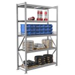 Полочные стеллажи: преимущества и сфера применения