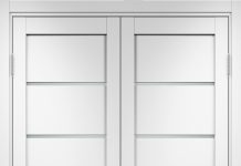 Плюсы двухстворчатых дверей