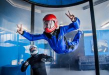 Экстремальный отдых: аэротруба