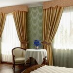 Шторы с ламбрекеном в спальню