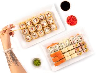 Какие акции на суши и роллы предлагает «Макароллыч» доставка?